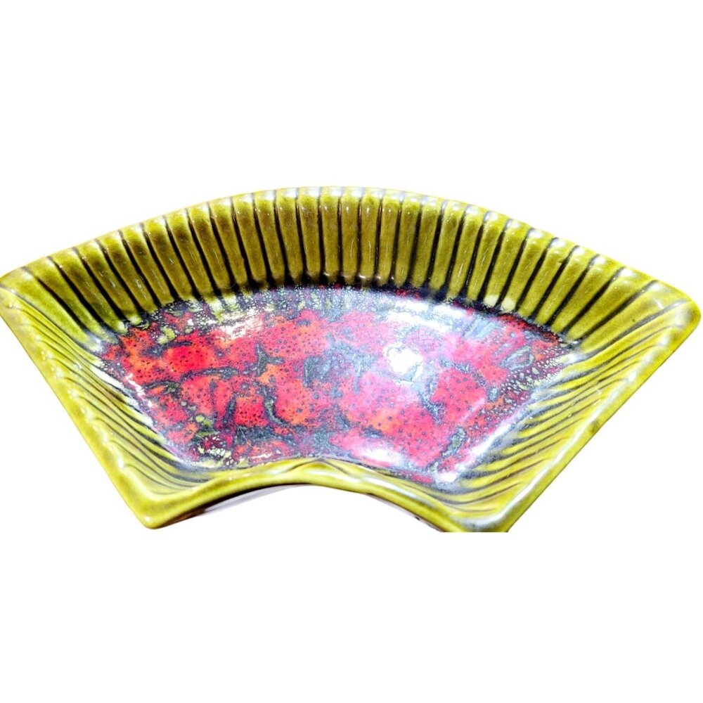 Vintage Chip and Dip Divided Serving Dishes 1970s California Pottery MCM - Picture 8 of 16